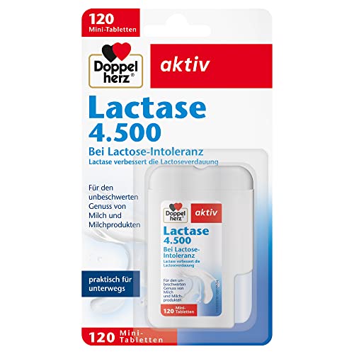 Laktase-Tabletten Doppelherz Lactase 4.500, bei Lactose-Intoleranz