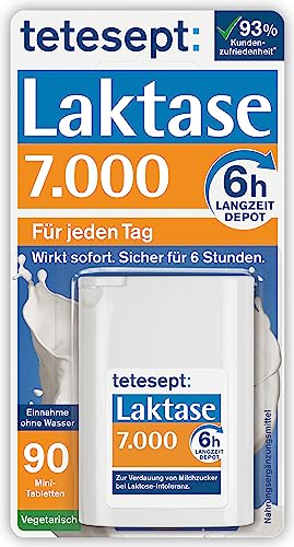 Laktase-Tabletten tetesept Laktase 7.000, Laktasetabletten