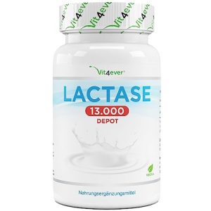 Laktase-Tabletten Vit4ever Laktase 13.000 Depot, 120 Tabletten