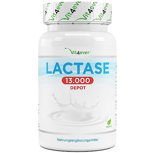 Laktase-Tabletten Vit4ever Laktase 13.000 Depot, 120 Tabletten