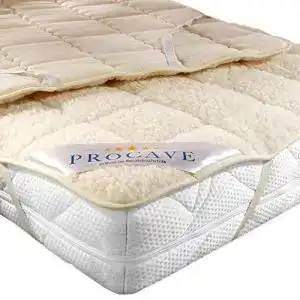 Lammfell bettauflage procave weiches unterbett mit lammflor