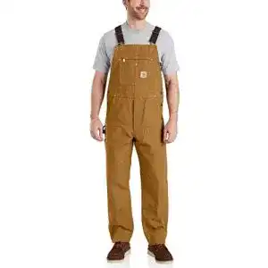 Latzhose herren carhartt herren lockere segelleinen latzhose