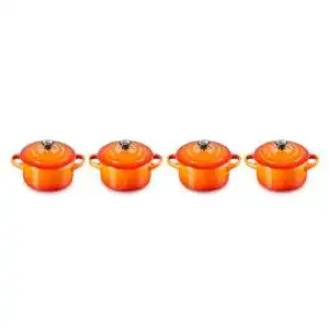 Le creuset toepfe le creuset 4er set mini cocottes steinzeug