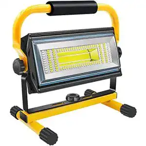 Led akku strahler sylstar led baustrahler akku 80w 7000 lm