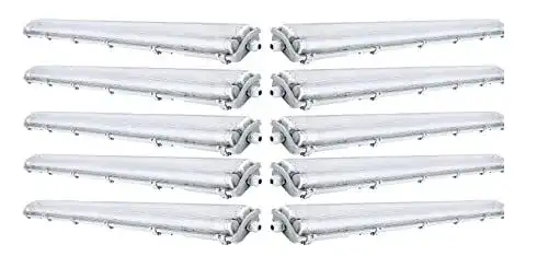 LED-Leuchtstofflampe 120 cm Komplettset mit 10x G13 LED