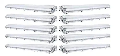 LED-Leuchtstofflampe 120 cm Komplettset mit 10x G13 LED