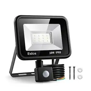 Led strahler mit bewegungsmelder eslas 10w led strahler