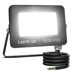 LED-Strahler mit Bewegungsmelder Lepro 10W LED Strahler Außen - led strahler mit bewegungsmelder lepro 10w led strahler aussen
