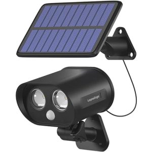 LED-Strahler mit Bewegungsmelder Lepwings Solarlampen