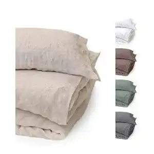 Leinen bettwaesche blue moon leinenbettwaesche stone washed