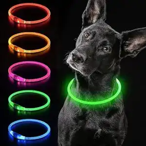 Leuchthalsband hund itayga usb aufladbar und wasserdicht