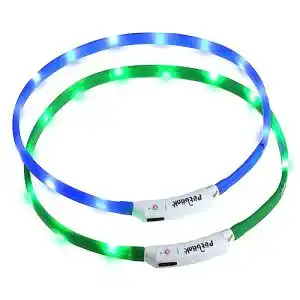 Leuchthalsband hund zacro 2 stueck led halsband hund usb