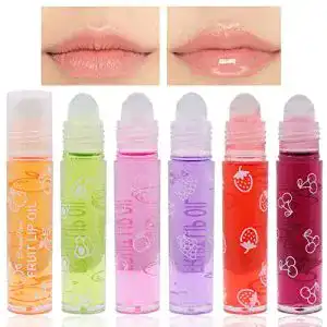 Lipgloss horuili glitzer aufrollen farblos durchsichtig lip shiner