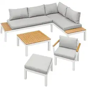 Lounge moebel set gartenfreude aluminium lounge ambience flexibel