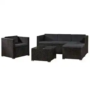 Lounge moebel set juskys polyrattan lounge punta cana l