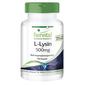 Lysin fairvital, L- 500mg Kapseln HOCHDOSIERT Essentielle - lysin fairvital l 500mg kapseln hochdosiert essentielle