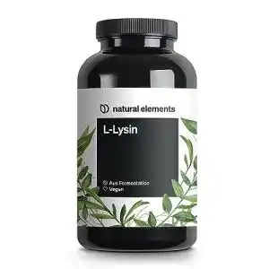 Lysin natural elements l 365 kapseln 800mg pures l