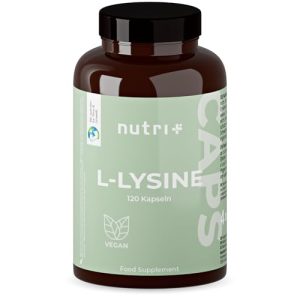 Lysin Nutri + L- Kapseln hochdosiert + vegan, 2200mg/Tagesdosis