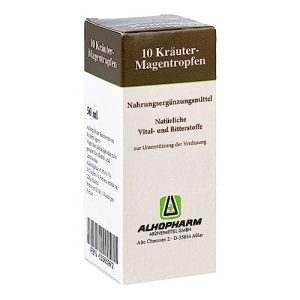 Magentropfen Alhopharm Arzneimittel 10 Kräuter