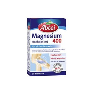 Magnesium hochdosiert Abtei Magnesium 400, Magnesiumtabl. - magnesium hochdosiert abtei magnesium 400 magnesiumtabl