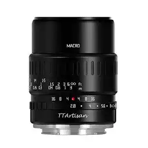 Makroobjektiv ttartisan 40mm f2 8 aps c mf fuer sony e mount kameras