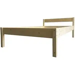 Massivholzbett liegewerk seniorenbett 100x200 cm erhoeht
