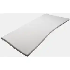 Matratzenauflage pyramidenkoenig 5cm viscoelastische mit bezug milano