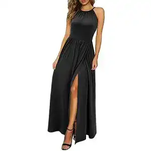 Maxikleid kilig sommerkleid damen lang sommer neckholder elegant