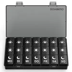 Medikamentendosierer dohimgio tablettenbox 7 tage 3 faecher