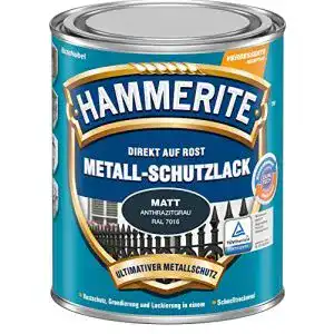 Metallschutzlack hammerite 2in1 matt anthrazitgrau 750ml