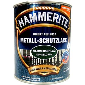 Metallschutzlack HAMMERITE HAMMERSCHLAG DUNKELGRUEN - metallschutzlack hammerite hammerschlag dunkelgruen