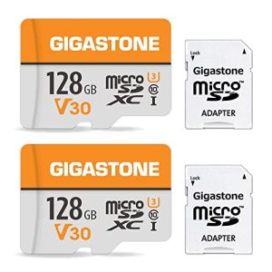 Micro-SD-128GB Gigastone Speicherkarte, 128 GB, 2 Karten