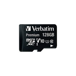 Micro-SD-128GB Verbatim Premium Micro SDXC, mit Adapter