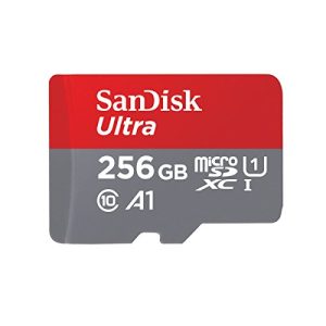 Micro-SD-256GB SanDisk Ultra 256 GB microSDXC Memory Card + SD