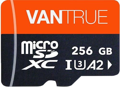 Micro-SD-256GB VANTRUE 256GB microSD Speicherkarte, A2 UHS-I U3 4K