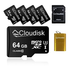 Micro-SD-64GB Cloudisk 5Pack 64GB MicroSD Karte Micro SDXC