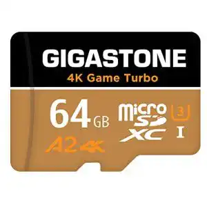 Micro sd 64gb gigastone 4k game turbo 64gb microsdxc