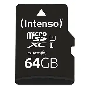 Micro sd 64gb intenso premium microsdxc 64gb class 10 uhs i