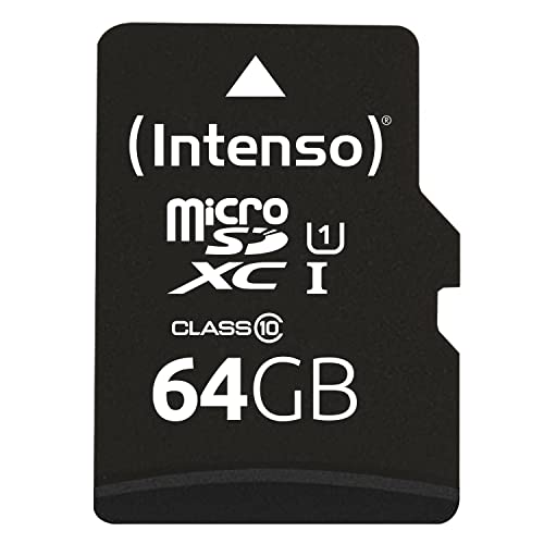 Micro-SD-64GB Intenso Premium microSDXC 64GB Class 10 UHS-I