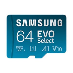 Micro-SD-64GB Samsung EVO Select microSD-Karte + SD-Adapter