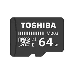 Micro sd 64gb toshiba kioxia 64gb m203 microsd class 10 u1