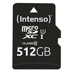 Microsd 512 gb intenso premium microsdxc 512gb class 10 uhs i