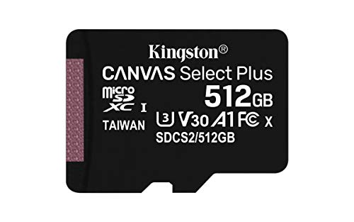 microSD (512 GB) Kingston Canvas Select Plus microSD Speicherkarte
