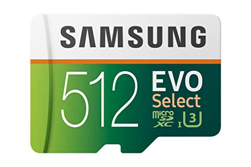 microSD (512 GB) Samsung EVO Select microSD-Karte, 512 GB, 100 MB/s
