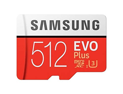 microSD (512 GB) Samsung Memory MB-MC512GAEU 512 GB Class 10 – U3 EVO
