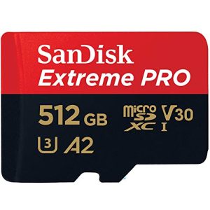 microSD (512 GB) SanDisk Extreme Pro 512 GB microSDXC Memory Card