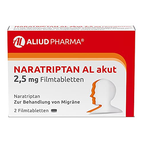 Migräne-Tabletten AL Aliud Pharma ALIUD PHARMA Naratriptan AL akut