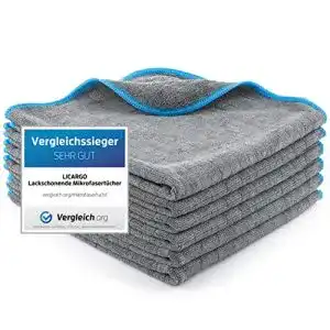 Mikrofasertuch licargo lackschonende mikrofasertuecher