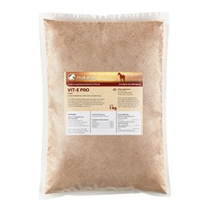 Mineralfoderhäst Makana VIT-E PRO pulver för hästar, med selen