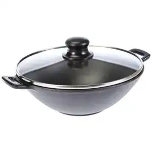 Mini wok kela 77747 wok mit deckel duenstrost staebchen